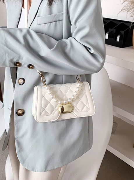 Sling Bag Tas Selempang Elegant Mutiara MV303123  1 bq3123_white_idr_12o_ooo_bahan_pu_ukuran_t12xp20xl7cm_berat_0_4kg_include_tali_panjang