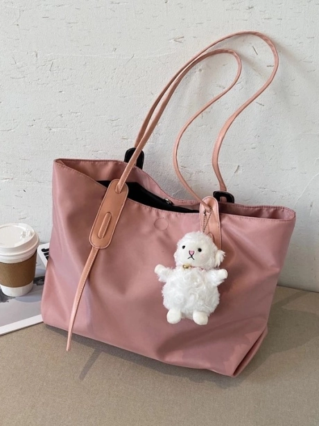 Totte Bag Tote Bag Stylish Elegant  MV601339   5 bq3187_pink_idr_1o2_ooo_bahan_nylon_ukuran_t30xp34xl17cm_berat_kg_include_tali_panjang