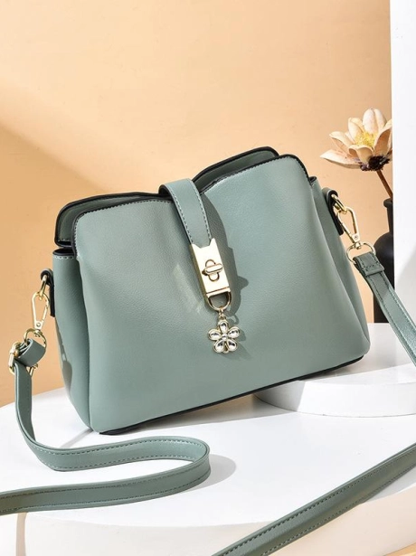 Sling Bag Tas Selempang Bucket Elegant MV805636  2 elj_5636_green_pu_leather_23x6x18cm_0_55kg_mendapatkan_tali_panjang_idr_114_000