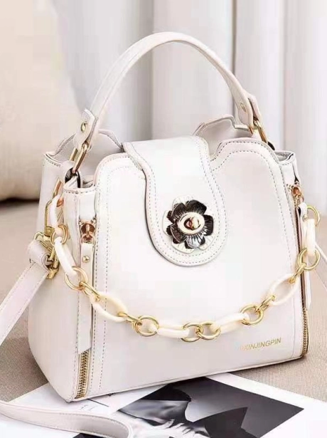 Sling Bag Tas Selempang Bucket Stylish MV805730  7 elj_5730_white_pu_leather_23x11x20_cm_0_6_kg_tali_panjang_dan_tali_rantai_idr_119_000