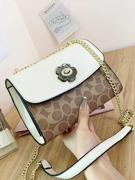 Sling Bag Tas Selempang Modis MV805735  5 elj_5735_white_pu_leather_20x8x15_cm_0_5_kg_mendapatkan_tali_panjang_idr_125_000