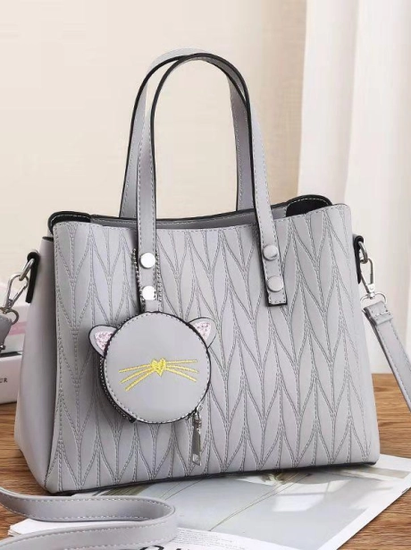 Hand Bag Tas Hand Bag 2IN1 Stylish MV805934  5 elj_5934_grey_pu_leather_28x14x21_cm_0_7_5_kg_mendapatkan_tali_panjang_dan_gantungan_idr_136_000