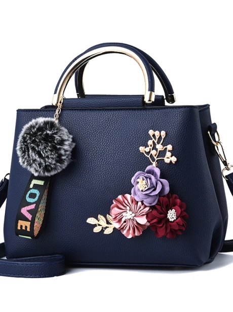 Hand Bag Tas Hand Bag Fashion Flower MV80248  1 gt1501_blue_idr_110_000_bahan_pu_ukuran_p24xl12xt18cm_berat_430gram