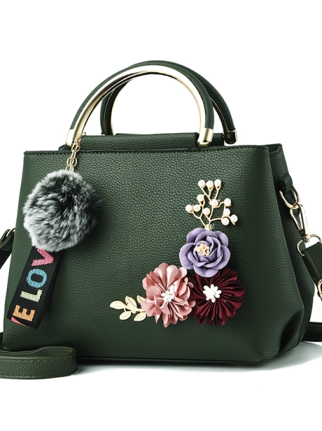 Hand Bag Tas Hand Bag Fashion Flower MV80248  3 gt1501_green_idr_110_000_bahan_pu_ukuran_p24xl12xt18cm_berat_430gram