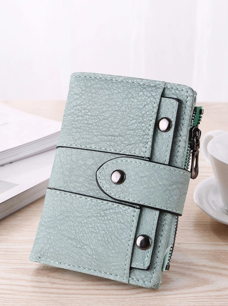 Dompet dan Aksesoris Dompet Lipat Basic Stylish MV601374  4 lt1374_sale_idr_50_000_bahan_pu_ukuran_p14xl3xt10cm_berat_0_2kg_green