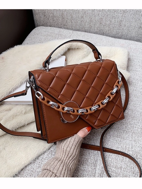 Sling Bag Tas Selempang Handle Stylish MV601446  3 lt1446_idr_110_000_bahan_pu_ukuran_p22xl6xt17cm_berat_0_5kg_ada_talpantalirantai_brown