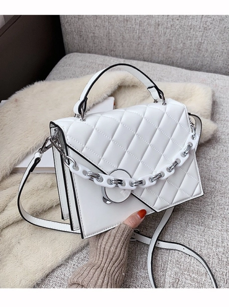 Sling Bag Tas Selempang Handle Stylish MV601446  7 lt1446_idr_110_000_bahan_pu_ukuran_p22xl6xt17cm_berat_0_5kg_ada_talpantalirantai_white