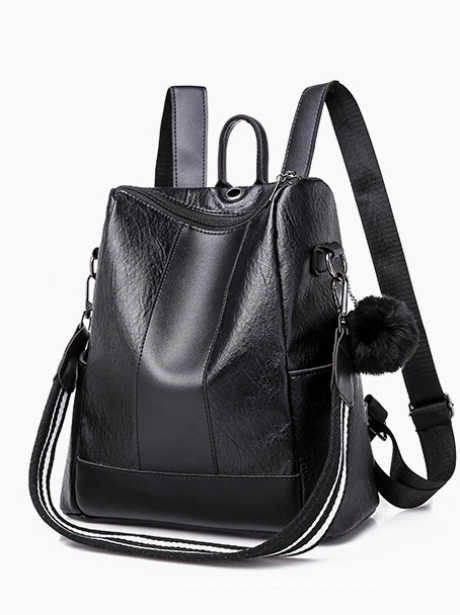 Ransel Ransel Backpack Stylish mv302147  2 sale_bq2147_black_idr_79_ooo_bahan_pu_ukuran_t30xp29xl14cm_berat_0_5kg_include_tali_panjang