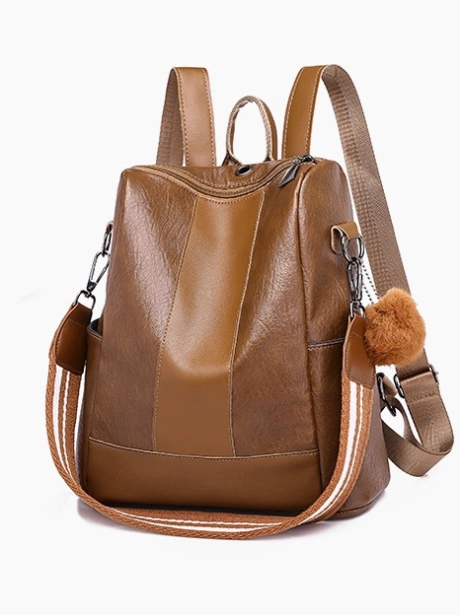 Ransel Ransel Backpack Stylish mv302147  1 sale_bq2147_brown_idr_79_ooo_bahan_pu_ukuran_t30xp29xl14cm_berat_0_5kg_include_tali_panjang