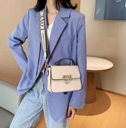 Sling Bag Tas Selempang Stylish 2 model tali MV805416  sale elj 5416 detail pu leather 20x8x15cm 0 55kg mendapatkan 2 tali panjang idr 85 000