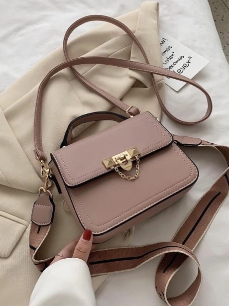 Sling Bag Tas Selempang Stylish 2 model tali MV805416  3 sale_elj_5416_pink_pu_leather_20x8x15cm_0_55kg_mendapatkan_2_tali_panjang_idr_85_000