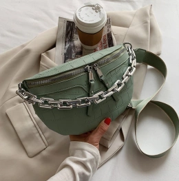 Sling Bag Waistbag Modis Cantik Kekinian  MV137523  ~item/2021/10/4/sale cr7523green idr 65 000 material pu 24x75x15 0 5kg