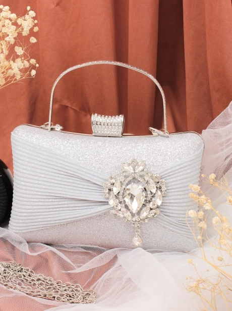 Hand Bag Hand Bag Pesta Cantik Stylish MV137636  2 ~item/2021/11/22/cr7636silver_idr_160_000_material_glitter_kain_19_5x5x12cm_0_5kg