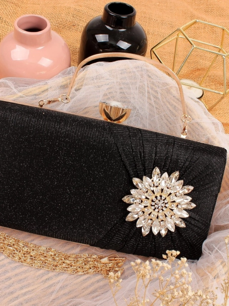 Hand Bag Hand Bag Pesta Flower Stylish MV137639  6 ~item/2021/11/22/cr7639black_idr_155_000_material_glitter_kain_20x5x12cm_0_5kg