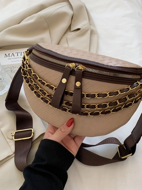 Sling Bag Waist Bag Stylish Fashion MV111872  4 ~item/2021/11/9/gt1872_khaki_idr_102_000_bahan_pu_ukuran_p23xl8xt16cm_berat_350gram