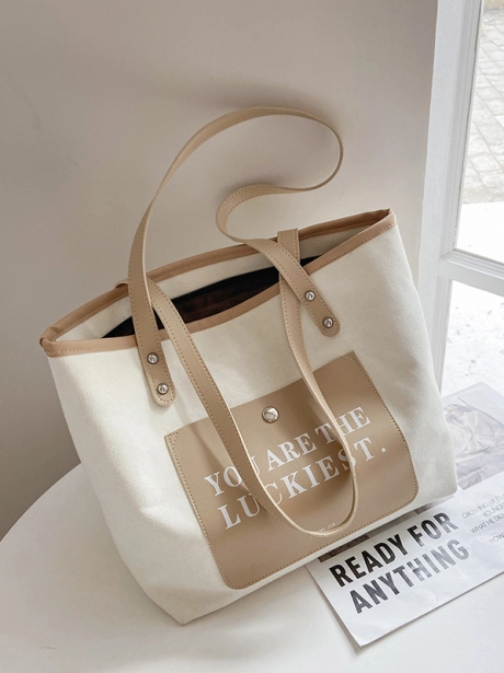 Totte Bag Tote Bag Classic Fashion Elegant MV137708  3 ~item/2022/1/17/cr7708beige_idr_99_000_material_canvas_29x15x26_5cm_0_3kg