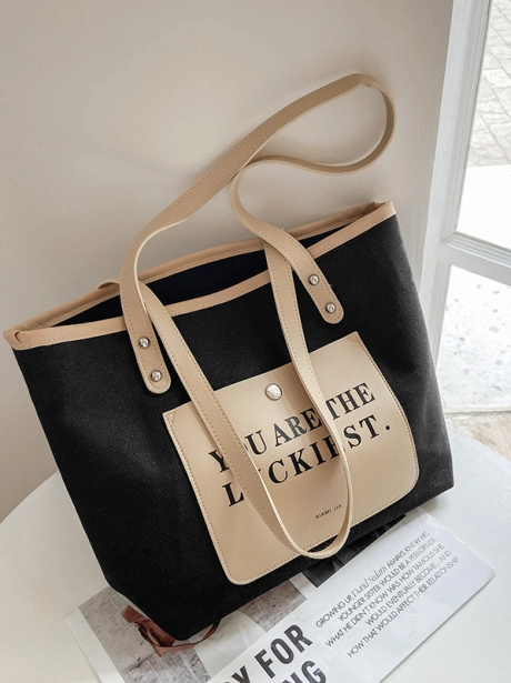 Totte Bag Tote Bag Classic Fashion Elegant MV137708  4 ~item/2022/1/17/cr7708black_idr_99_000_material_canvas_29x15x26_5cm_0_3kg
