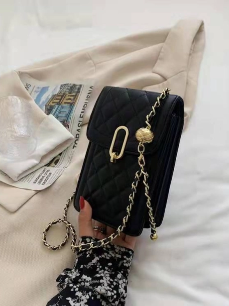 Sling Bag Tas Sling Phone Stylish Elegant MV601970  2 ~item/2022/1/17/lt1970_sale_idr_69_000_bahan_pu_ukuran_p12xl7xt20cm_berat_0_35kg_ada_talpan_black