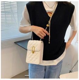 Sling Bag Tas Sling Phone Stylish Elegant MV601970  ~item/2022/1/17/lt1970 sale idr 69 000 bahan pu ukuran p12xl7xt20cm berat 0 35kg ada talpan white 4