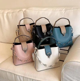 Sling Bag Tas Selempang Bucket Remaja Fashion MV805554   