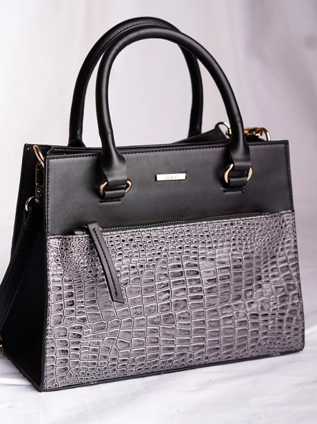 Hand Bag Vedlyn Beatrice tas wanita terbaru model top handle bag<br> 1 ~item/2023/7/29/beatrice_black__gray_1