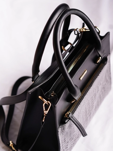 Hand Bag Vedlyn Beatrice tas wanita terbaru model top handle bag<br> 8 ~item/2023/7/29/beatrice_black__gray_3